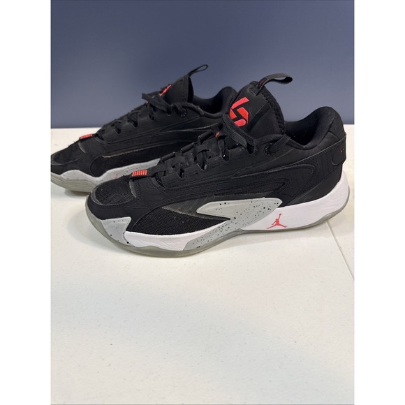 Nike Air Jordan Luka 2 Cement Mens Sz‎ 11 Black Bright Crimson Grey DX8733-006